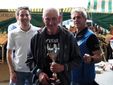 Bruno Fenoglio, conducente con il trattore più vecchio