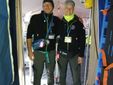 Sara Zaccaria con il collega pinerolese Paolo Zanello