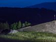 Il paravalanghe ancora intatto nel 2016