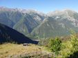 Il panorama che si vedrà dalla panchina gigante