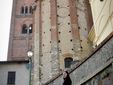 Vittoria Prandi in giro per Pinerolo (foto di Cinzia Consolati)