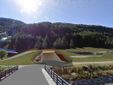 La rappresentazione grafica del nuovo stadio del biathlon e dello skiroll