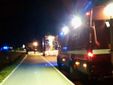 Vigili del fuoco in azione per rimuovere il bilico tra Vigone e Buriasco
