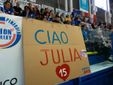 Il ricordo di Julia Ituma da parte dei Pinerolo Boys (foto di Christian Bosio)