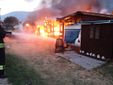 L'incendio di stamattina a Villar Pellice