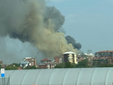 Incendio nella zona di Beinasco