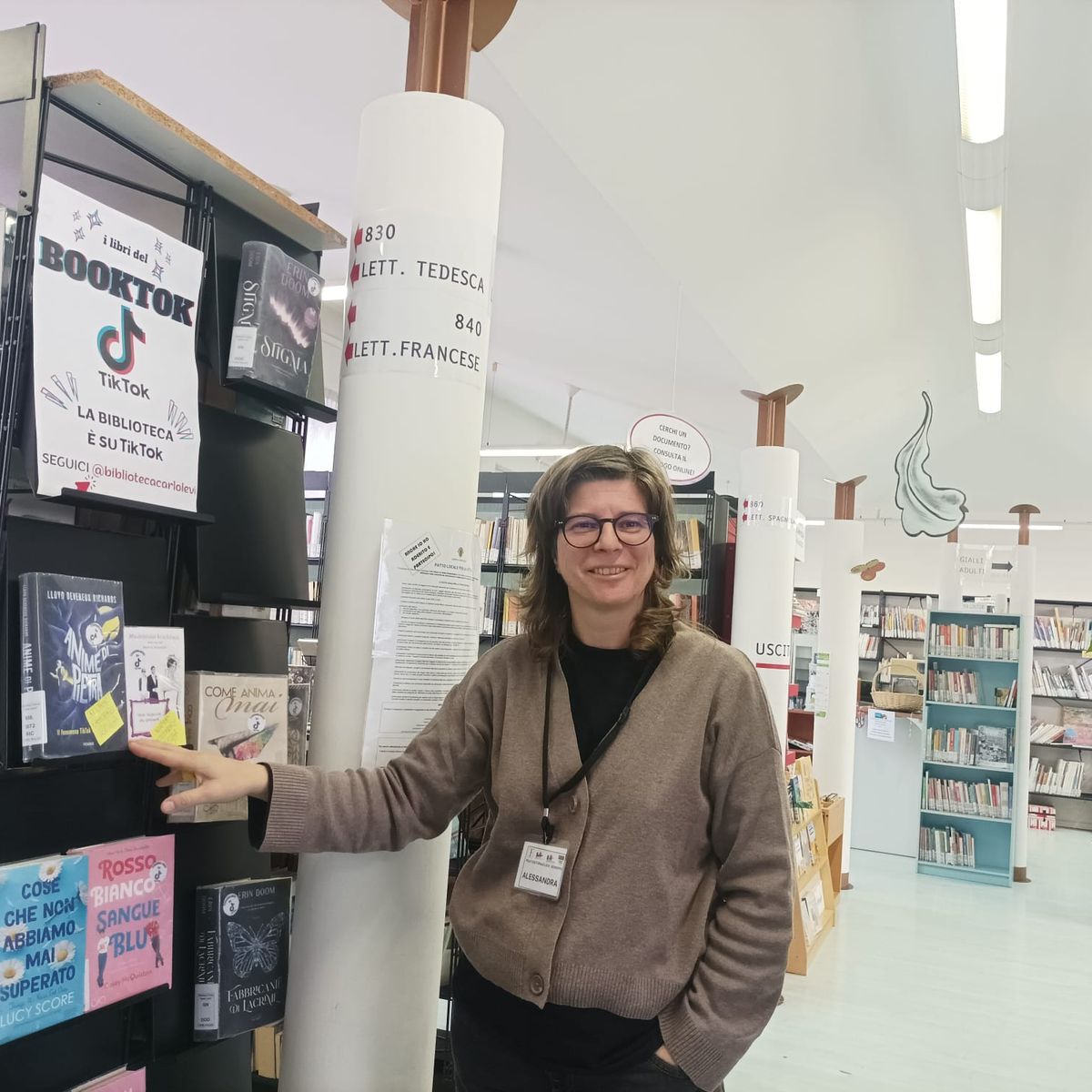 ‘#4 biblioteche’ arriva anche a Torre Pellice: la bibliotecaria Quaglia
