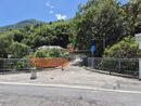 Il cantiere al ponte pedonale