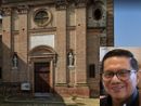 La parrocchia di Osasco e don Cunalema nel riquadro La parrocchia di Osasco e don Cunalema nel riquadro