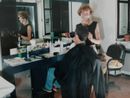 Franca Alciato nel suo negozio