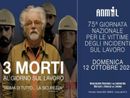 La locandina della Giornata per ricordare le vittime degli incidenti sul lavoro La locandina della Giornata per ricordare le vittime degli incidenti sul lavoro