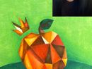 Il logo di Tuttomele e Giorgia Rostan nel riquadro
