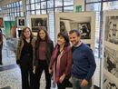 L’inaugurazione della mostra con, da sinistra, Monica Canalis, Rosalba Castelli, Silvia Lorenzino e Luca Salvai