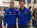 Alberto Ughetto e Andrea Dell'Anno con la tuta della nazionale