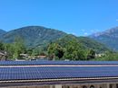 I pannelli fotovoltaici sul cimitero di Lusernetta I pannelli fotovoltaici sul cimitero di Lusernetta