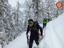 I soccorritori a Salbertrand I soccorritori a Salbertrand