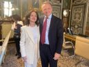 Federica Barbero col ministro all'Agricoltura Francesco Lollobrigida