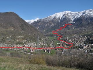 L’itinerario da Pomaretto