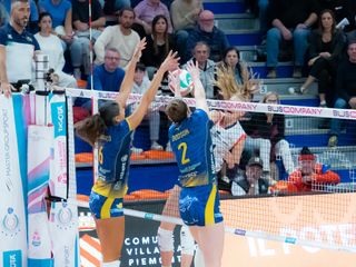 Weitzel contro il muro di D'Odorico e Dodson (Foto di Christian Bosio)