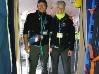 Sara Zaccaria con il collega pinerolese Paolo Zanello