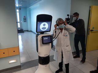 Il robot a servizio dei pazienti