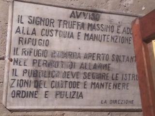 Dettagli interni dei rifugi
