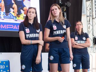 Da sinistra Yasmina Akrari, Tessa Polder e Indre Sorokaite (foto di Christian Bosio)