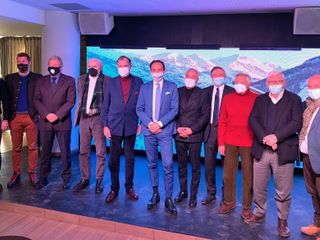 Gli amministratori locali e regionali con Henri Giscard d’Estaing