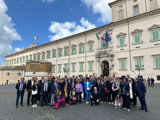 La visita ai palazzi delle istituzioni