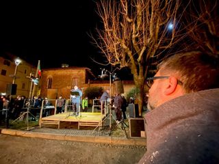 Il ‘falò della libertà’ a Saluzzo Il ‘falò della libertà’ a Saluzzo