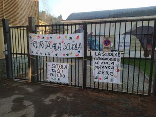 Val Pellice protesta contro la dad
