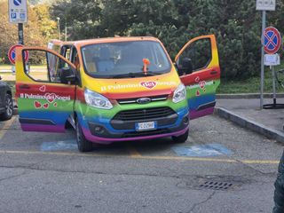 Il pulmino dei sogni è arrivato al Regina Margherita