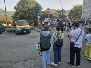 Il pulmino dei sogni è arrivato al Regina Margherita