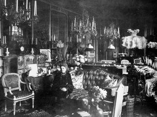 Margherita di Savoia all'interno della Palazzina di Stupinigi