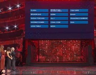 Sanremo 2025, terza serata: Coma_Cose, Brunori, Irama, Olly e Gabbani in top 5