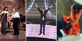 Sanremo, da &quot;Wojtilaccio&quot; all'ingresso a cavallo: tutte le volte di Benigni al Festival