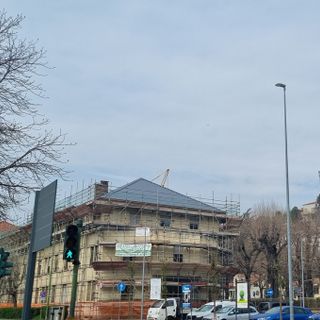 La Stazione di posta in fase di realizzazione