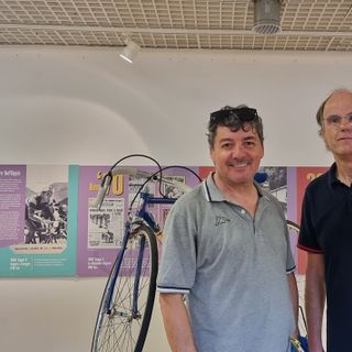 Da sinistra, i curatori Costantino e Peinetti