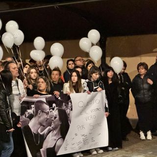 La manifestazione di lunedì scorso, in ricordo della coppia