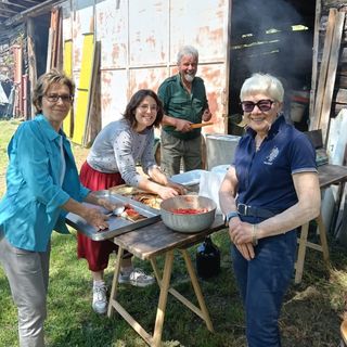 Da sinistra Paola Fiaschi, Erica Soave, Renato Gonnet e  Maria Teresa Peloso
