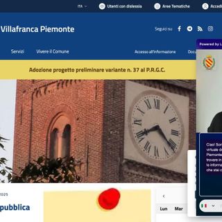 L’assistente virtuale sul sito Internet del Comune