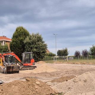I lavori al Parco Pinna