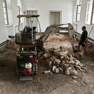 Il cantiere ripartito