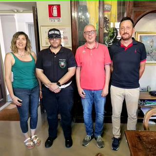 Pasquale Macchia con la Giunta di Frossasco