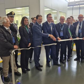 Il taglio del nastro di stamattina