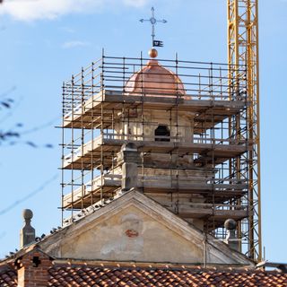 I lavori a San Bernardino (foto di Christian Bosio)