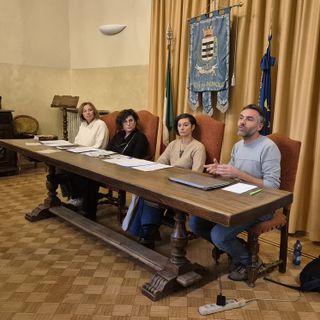 La conferenza stampa di presentazione dei Patti digitali, prima dell’incontro di stasera