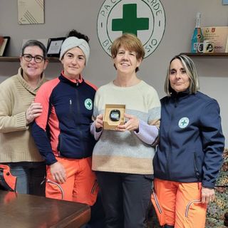 La donazione alla Croce Verde di Bricherasio