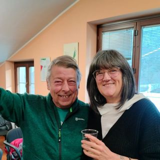 Da sinistra Ugo Beux e Enrica Cianalino