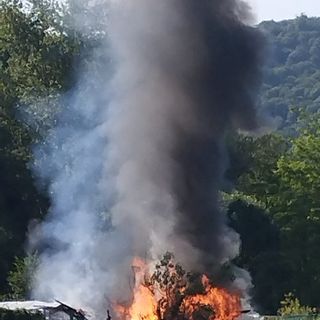 Prende fuoco una baracca degli orti a Luserna San Giovanni